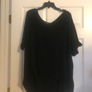 A black and white top